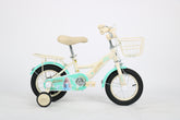 Qitong Bicycle With Basket 14 Inch Green TN-B06 14IN - Colorland Toys